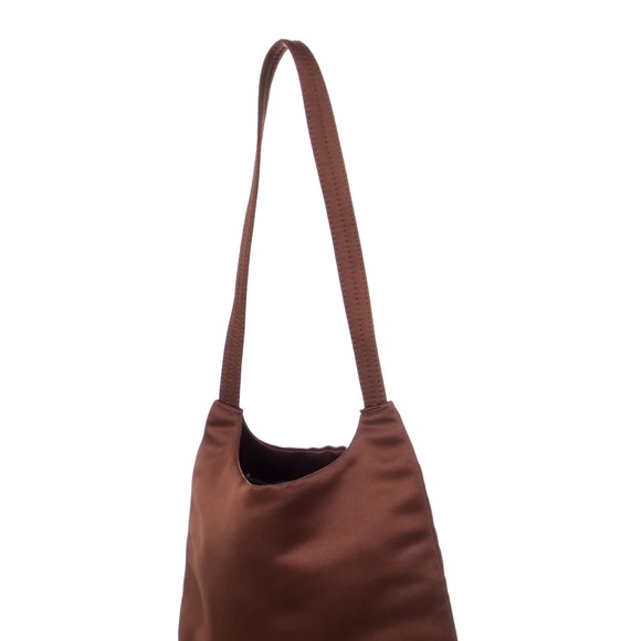 Sandy Liang Cocoa Satin Purse NWT - Picture 3 of 3